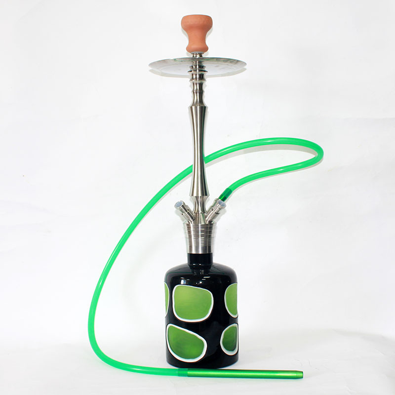 304 Stainless Steel Hookah Hose Bottle Glass Bowl