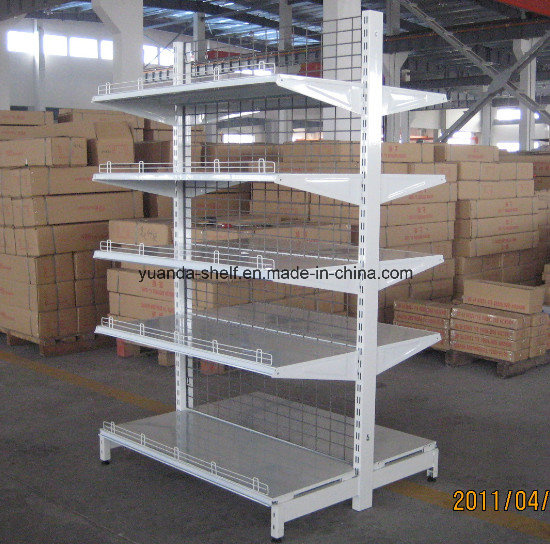 Double-Side Multi-Tire Mesh Supermarket Shelf
