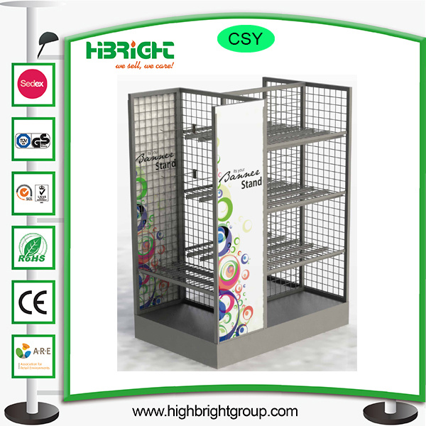 Free Standing Convenient Store Display Shelf