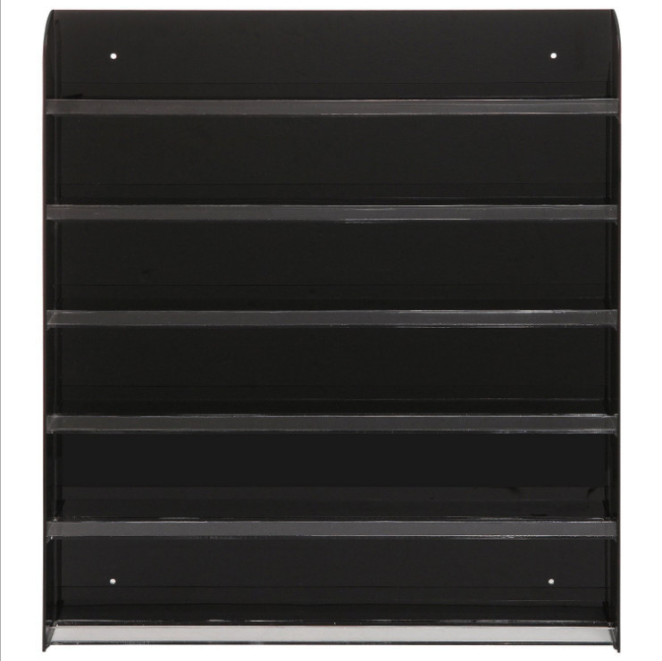Black Acrylic Nail Polish Makeup Organizer