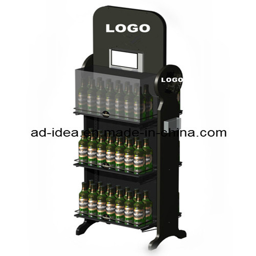 Wooden Wine Display Stand, Flooring Wooden Wine Display Rack