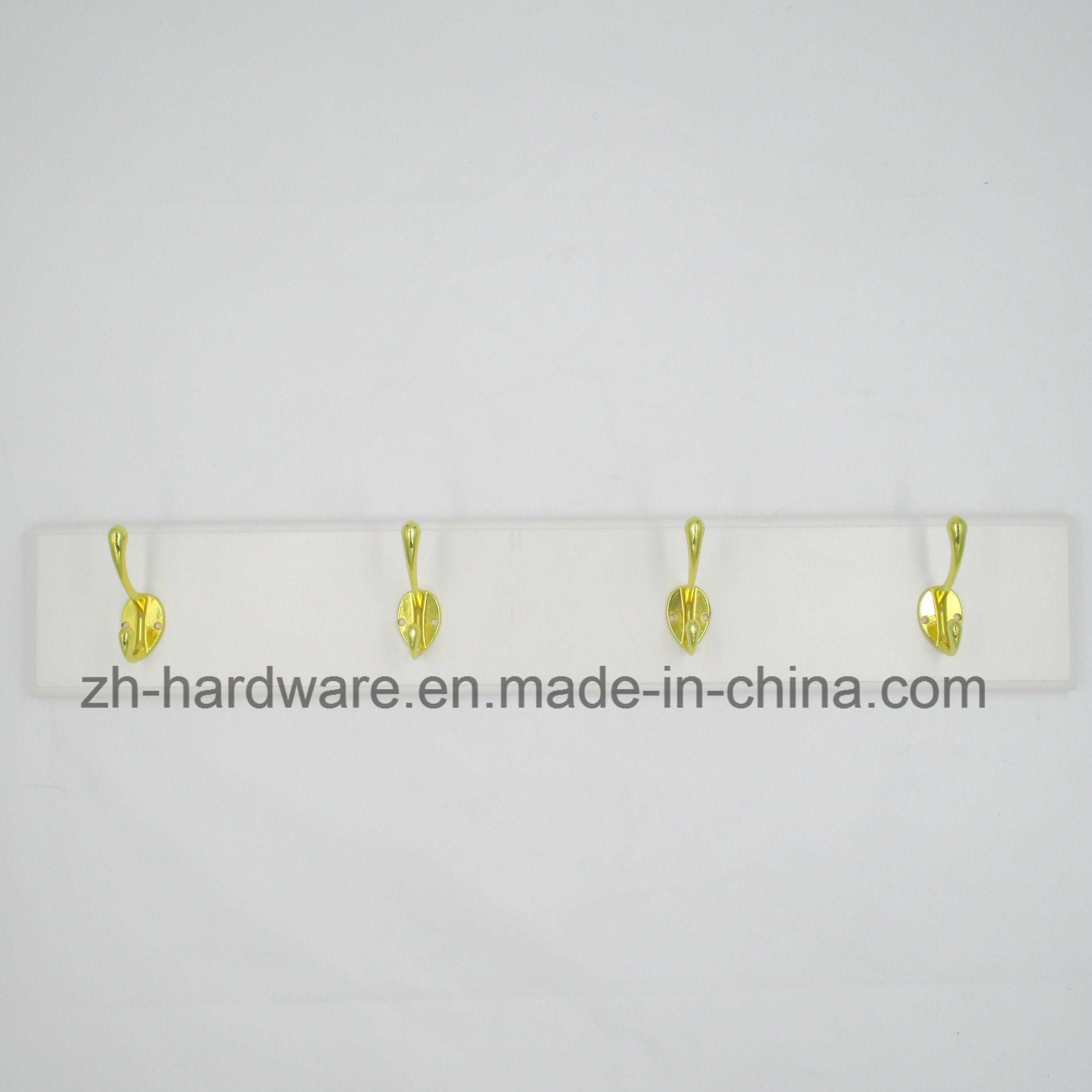 High-Grade Beautiful Clothes Hook Wooden & Metal Board Hook (ZH-7018)