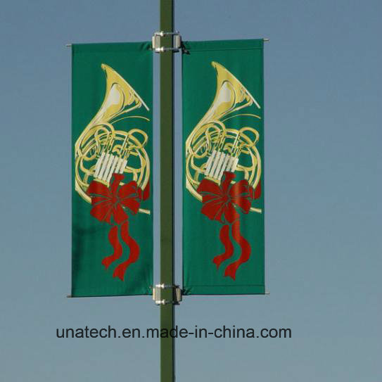 Metal Street Light Pole Advertising Image Media Signage Hanger (BT11)