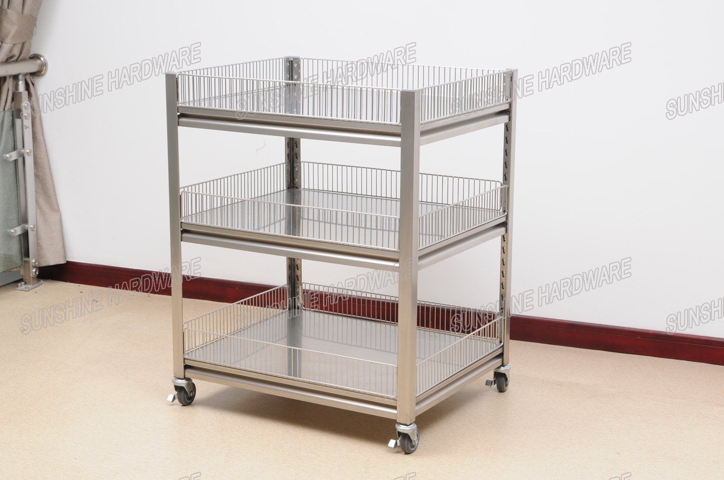 Stainless Steel Rivet Shelving