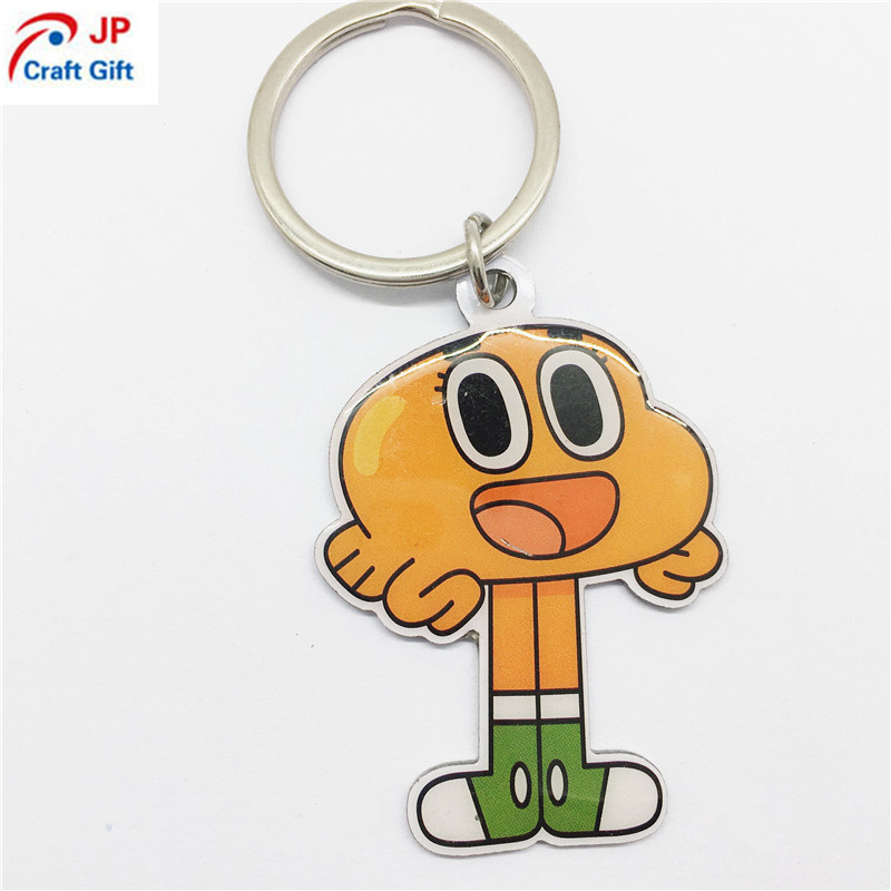 Customized Hot Sale Cartoon Human Shape Metal Keychain