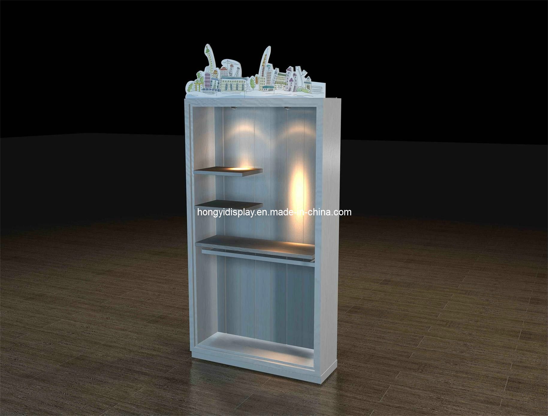 Wall Mouted and Slatwall for Garment Shop, Wall Unit