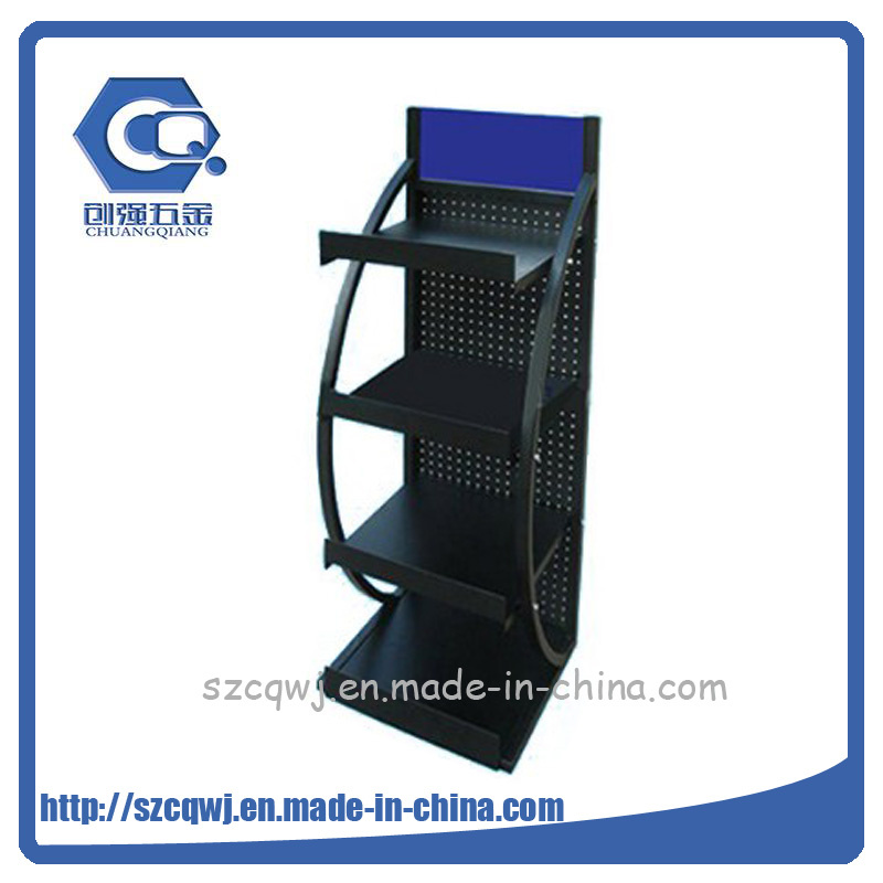 Metal Car Battery Display Rack for Lubricating Oil Bottle