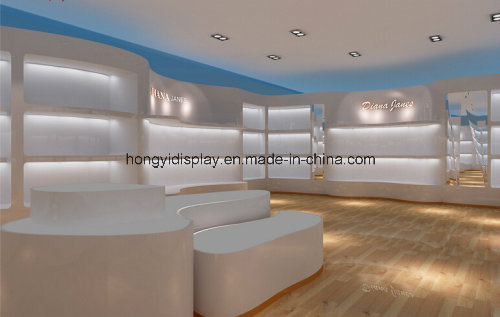 Cosmetic Retail Shop Fixture, Cosmetic Display Shelf