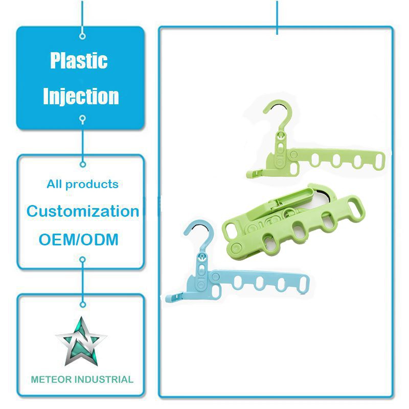 Portable Folding Plastic Travelling Laundry Hanger Plastic Injection Mould