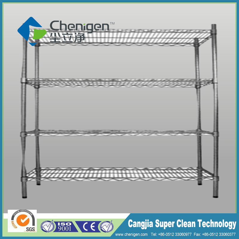 Stainless Steel Shelf Cleanroom Shelf Mobile Rack/Stainless Rack Goods Shelf