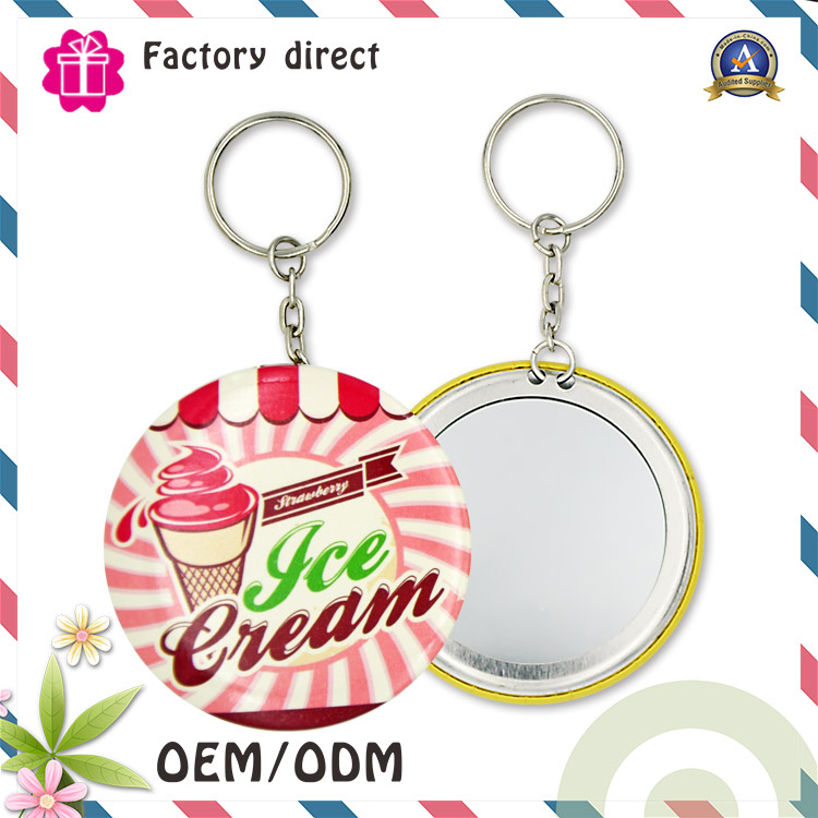 Metal Iron Promotional Gift Key Ring Key Chain