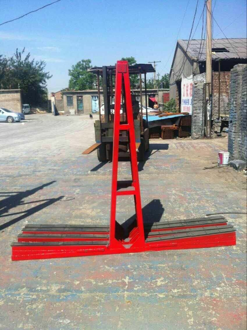 Glass Shelf Storage Rack Glass Transportation Pallet Roller Pipe Warehouse Storage Rack A Shape