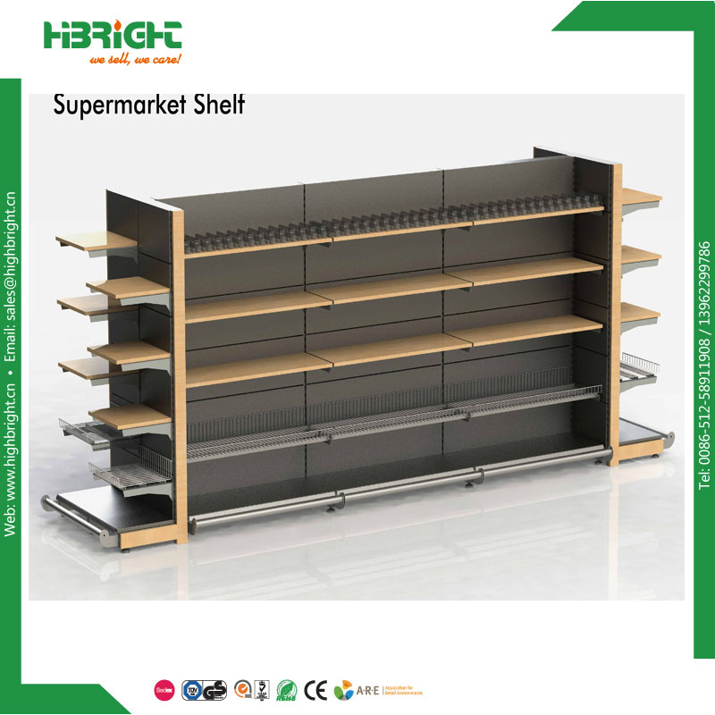Supermarket Gondola Shelving Unit Racks