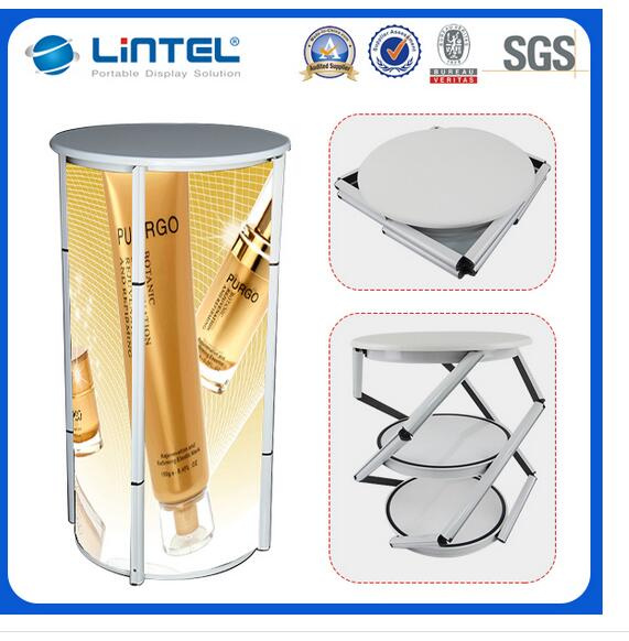 Trade Show Rotating Round Reception Counter