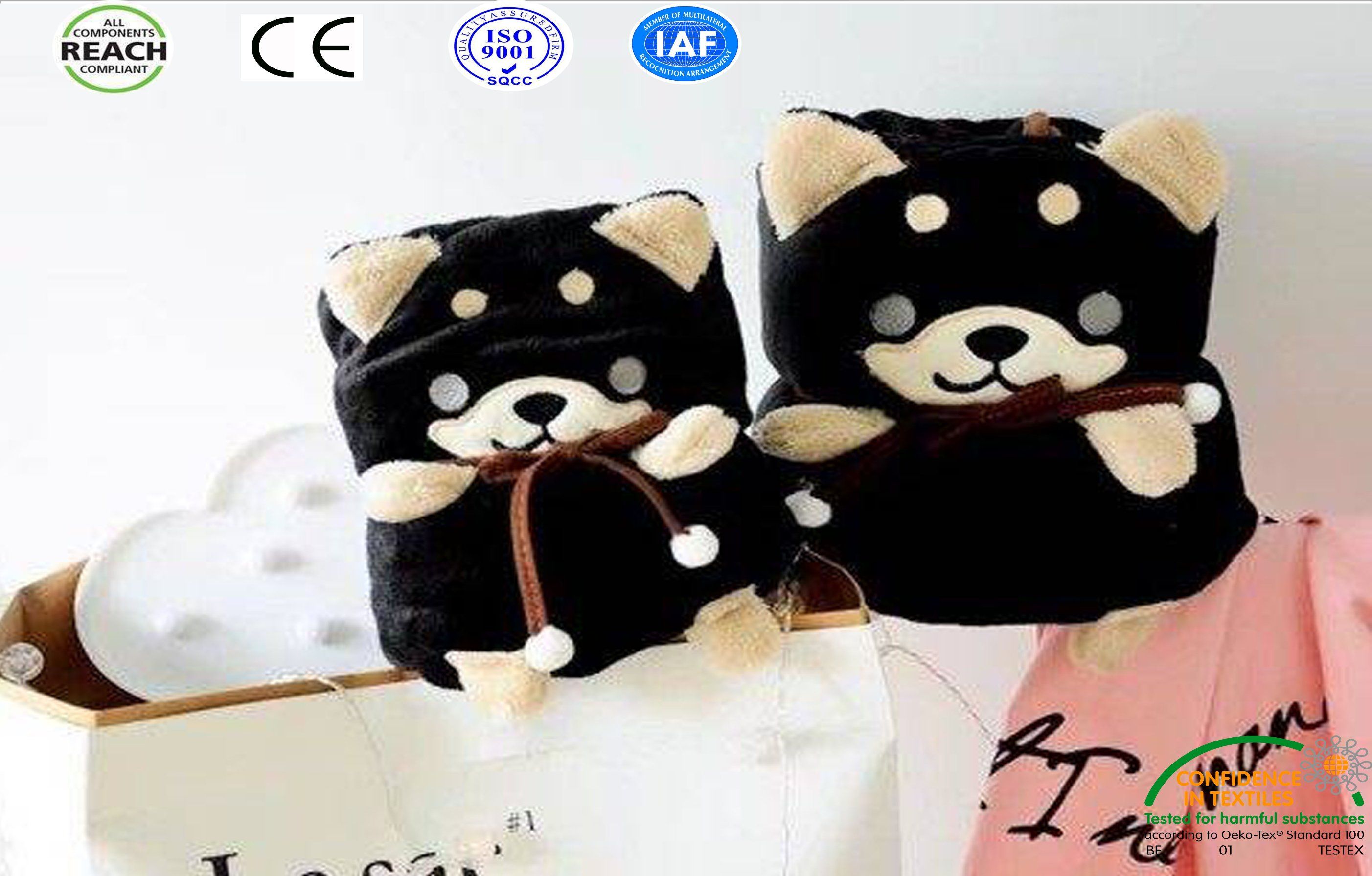 Cute Color Fleece Bottle Holder Warmer