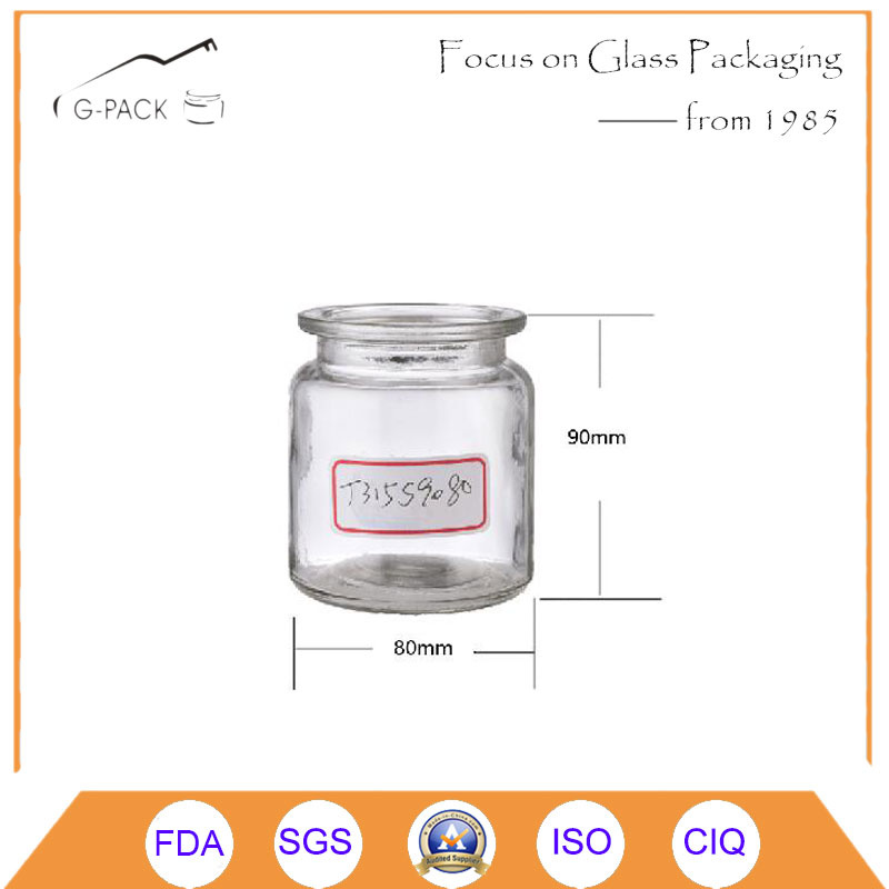 Glass Candle Holder in 2 Sizes
