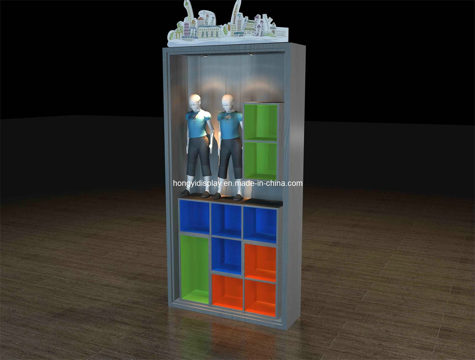 Fashinal Display Cabinet for Retail Store, Display Shelf