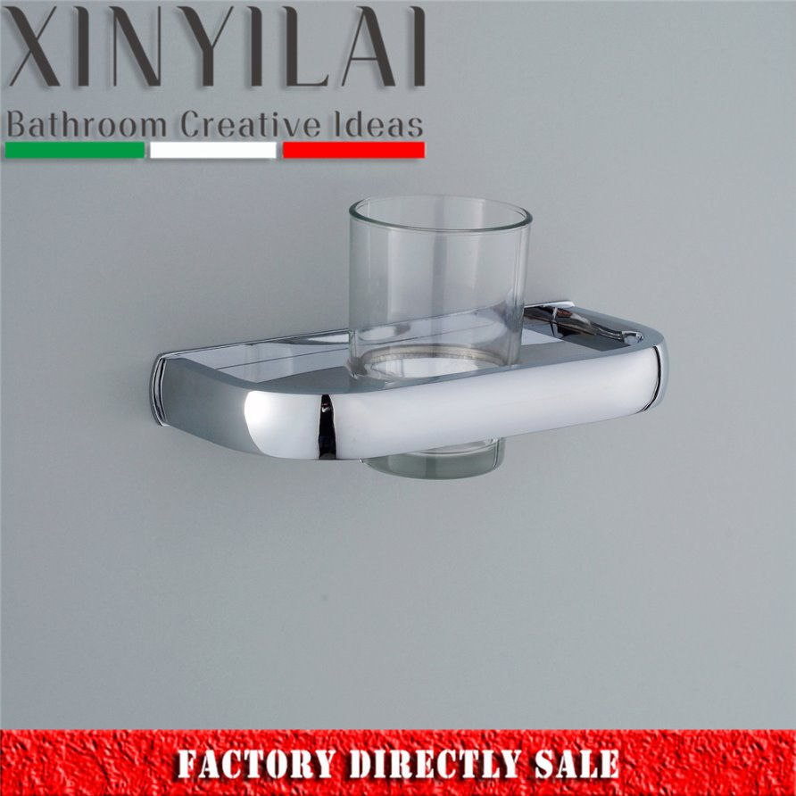 Bathroom Accessories Chromed High Quality Single Tumbler Holder