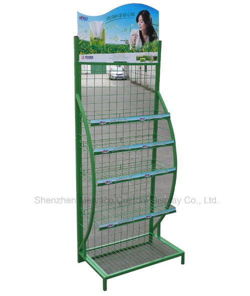 Multilayer Customized Logo Facial Tissue Wire Metal Display Rack