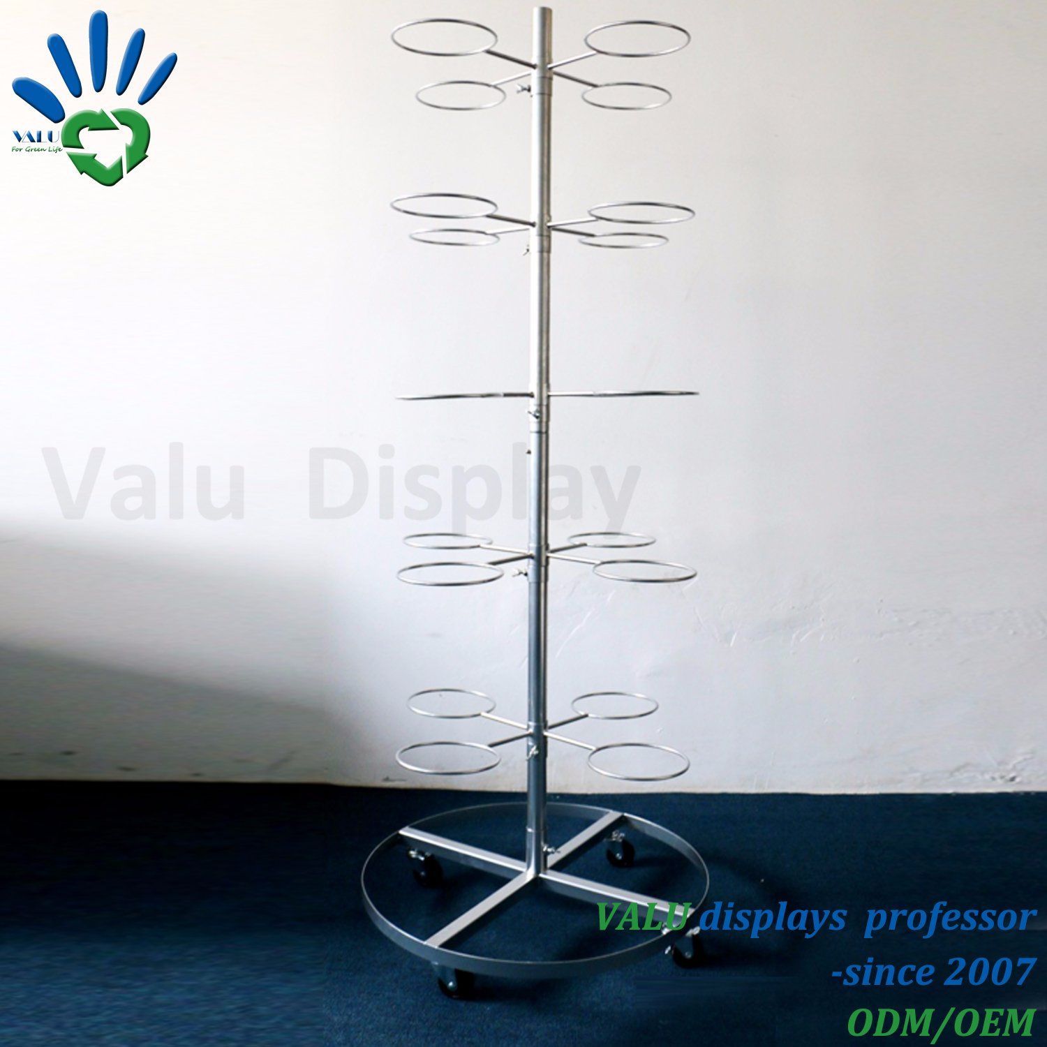 Rotating Basketball Soccer Volleyball Sports Storage Rack