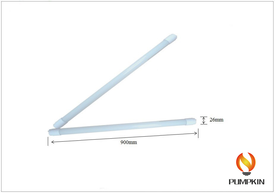 15W 0.9m T8 LED Glass Tube Light with Highest Cost-Effective