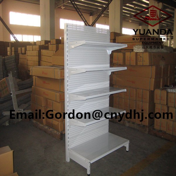 Good Price Single Sided Hole Back Supermarket Shelf