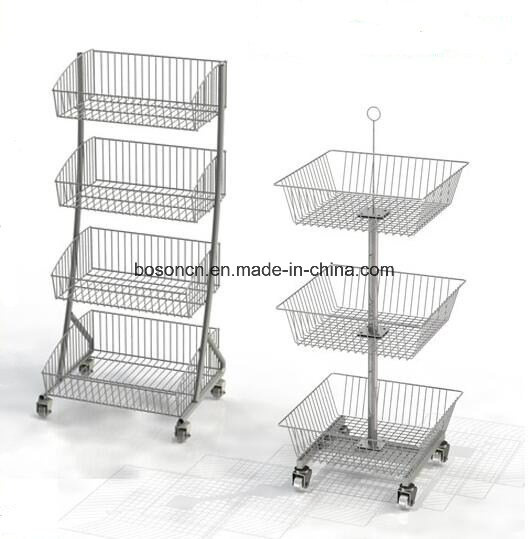 Kitchen Seasoner Cabinet Plate Display Metal Wire Basket Case