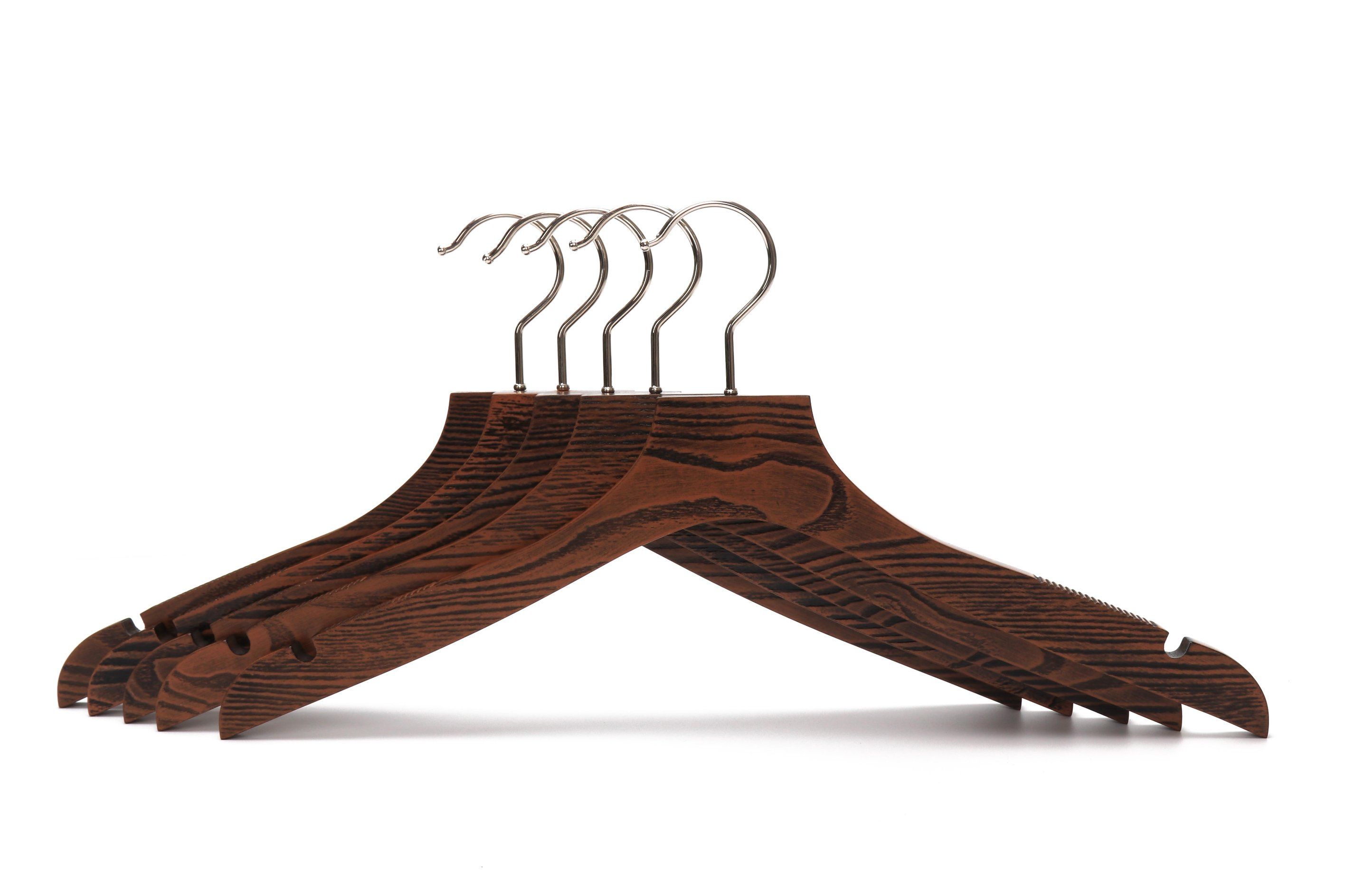 High Quality Gold Wooden Vintage Hanger for Coat Wholesale