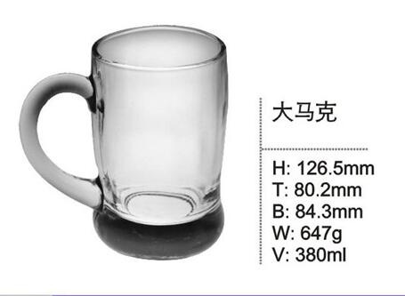 High Quality Practical Glass Cup Set Cheap Price with Handle Glassware Sdy-F00229