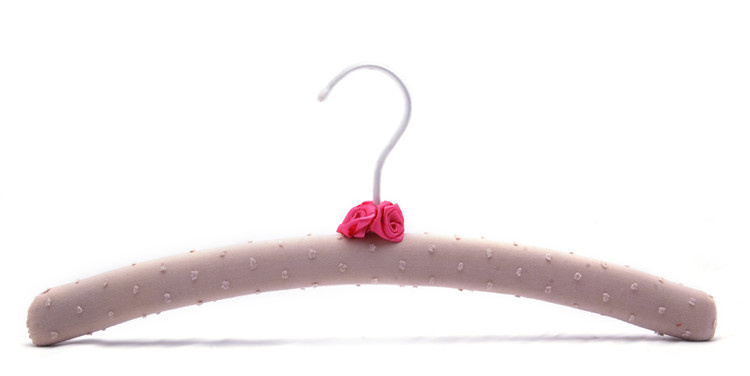 Wholesale China Products Cotton Satin Padded Hangers (YLFBCV014)