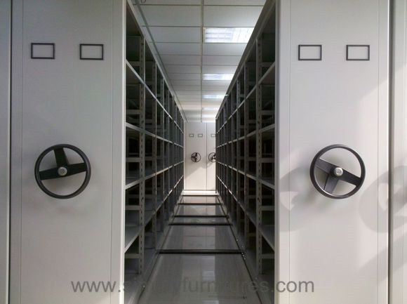 High Density Metal Mobile Shelving