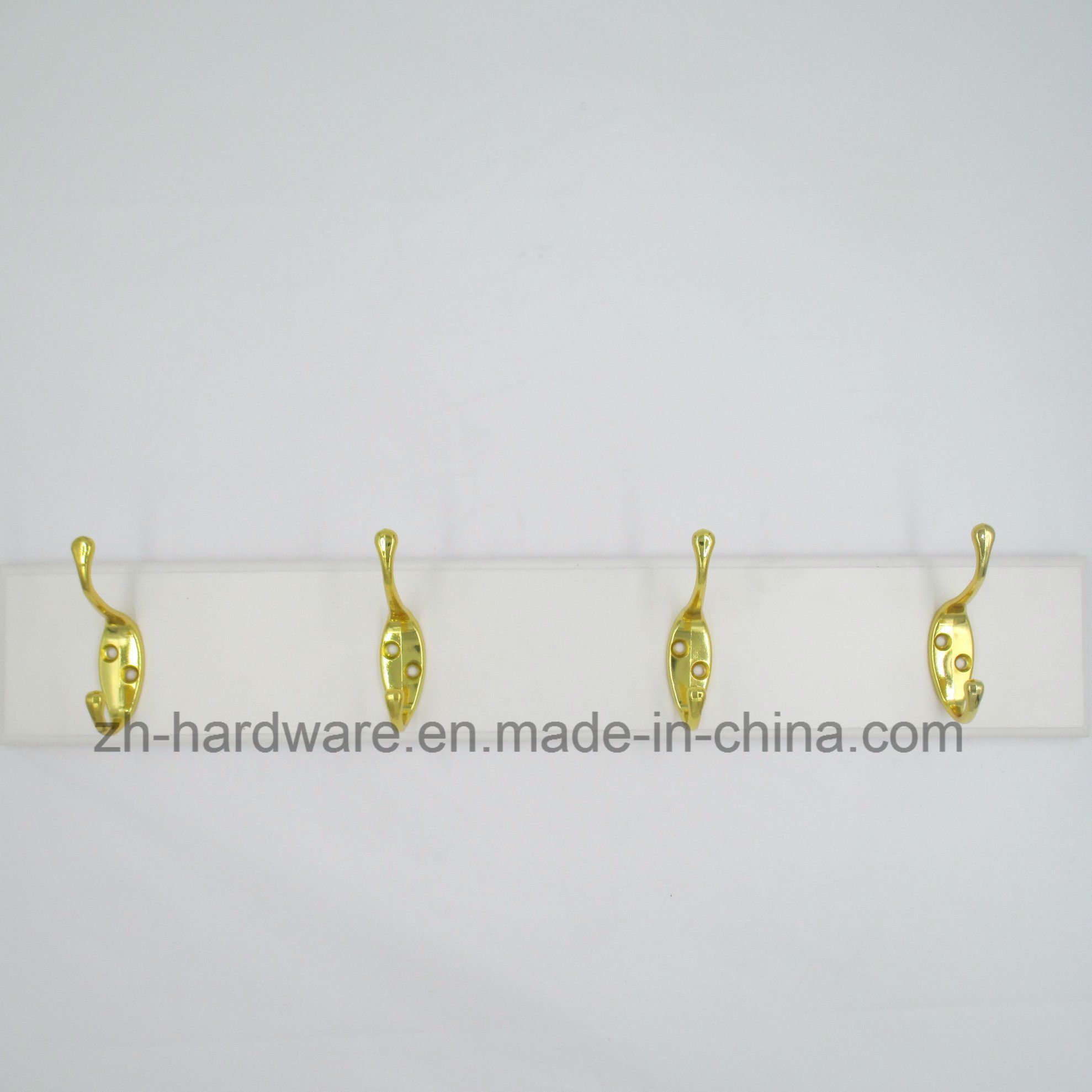 High-Grade Beautiful Clothes Hook Wooden & Metal Board Hook (ZH-7006)