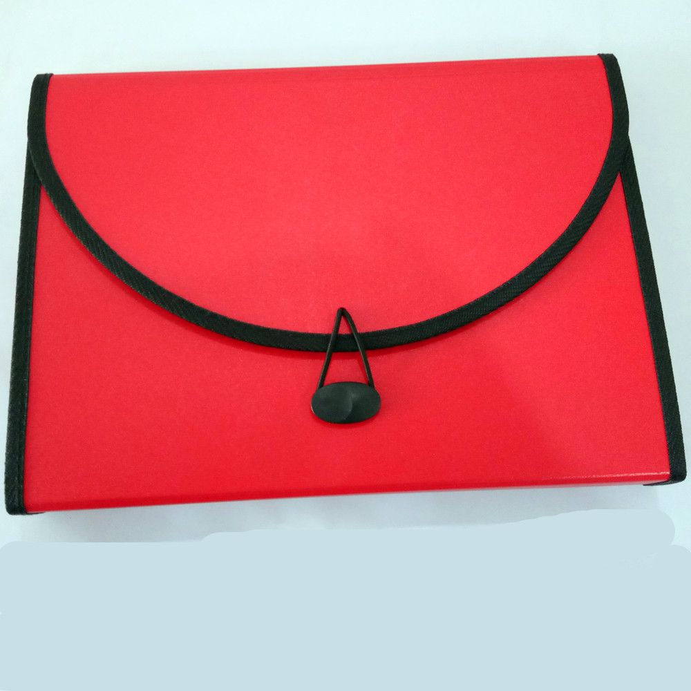 PP Foam Cover Expanding File with Cloth Edge and Handle