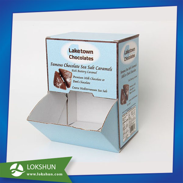 Snack and Chocolate Retail Supermarket Cardboard Display Rack