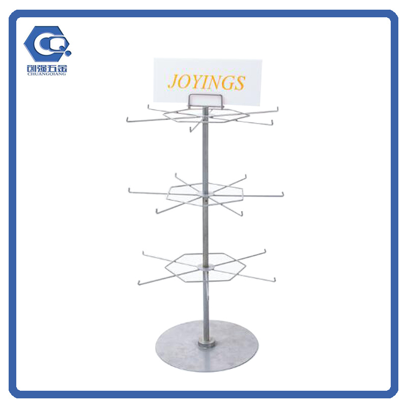 Custom Floor Phone Accessory Rotating Hanging Display Stand