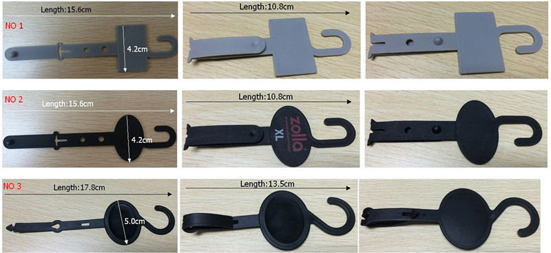 Durable Plastic Material Brand Belt Accessory Hangers