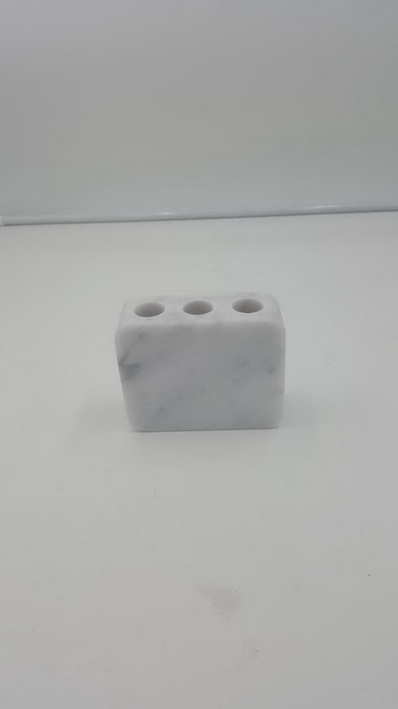 Customized Polished Marble Toothbrush Holder