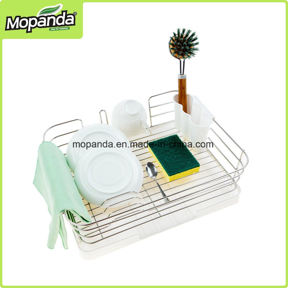 Kitchen Dish Drainer Rack with ABS Base Easy Storage