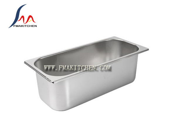 Stainless Steel Ice Cream Pan, Ice Cream Container, Many Sizes