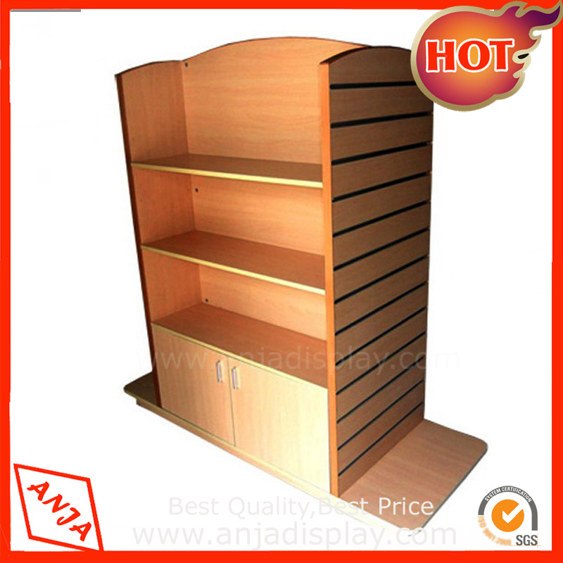 Wooden Retail Clothing Shelving Gondola Display for Store