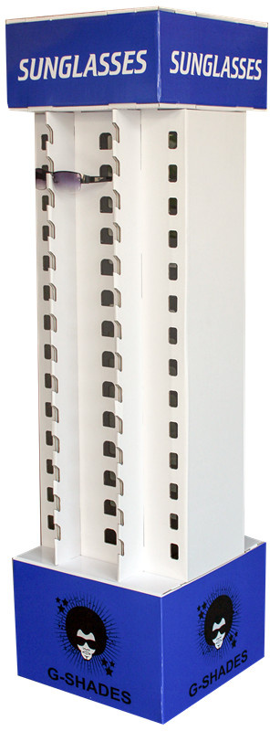 High Quality Large Capacity Storage Paper Carboard Floor Display Boxes
