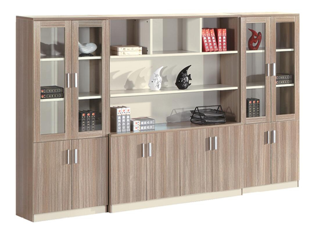Wooden Shelves Design Office Document Cabinet