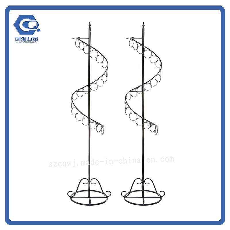 Customized Ring Metal Hanging Bar Scarf Cabinet Display Rack