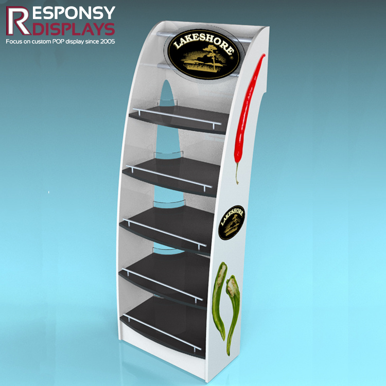 Customized Store Display Rack Supermarket Rack Cookie Display Box Store Shelf