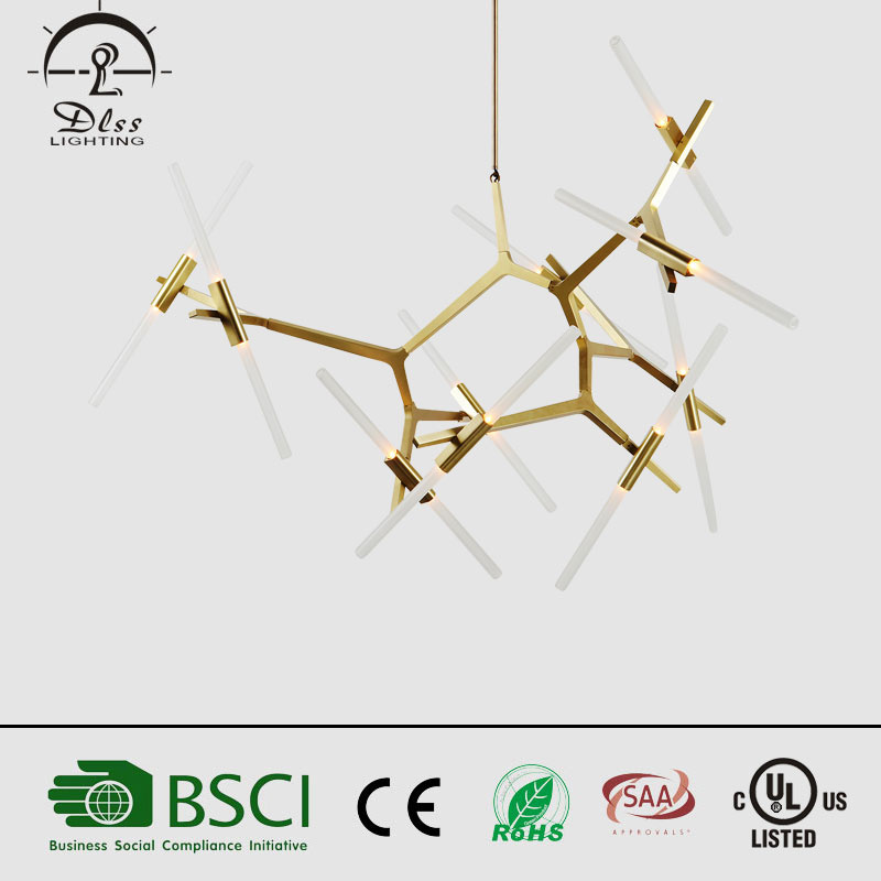 2017 Modern Room Glass Tube Decoration Lighting Pendant Lamp