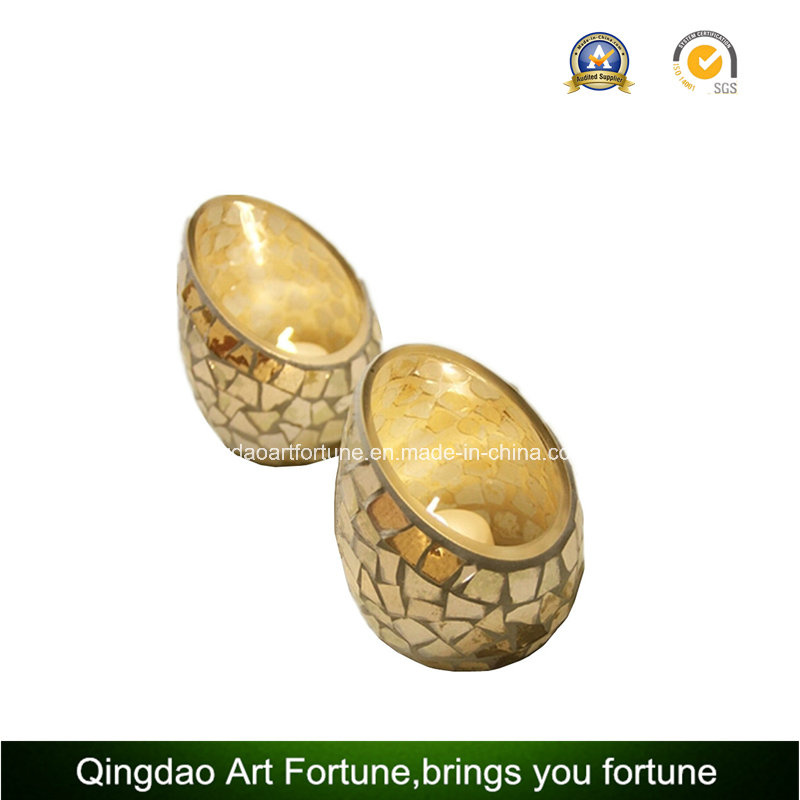 Mosaic Glass Egg Candle Holder Wholesale