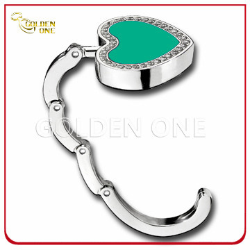 Fancy Full Color Folding Metal Handbag Holder with Gliffer