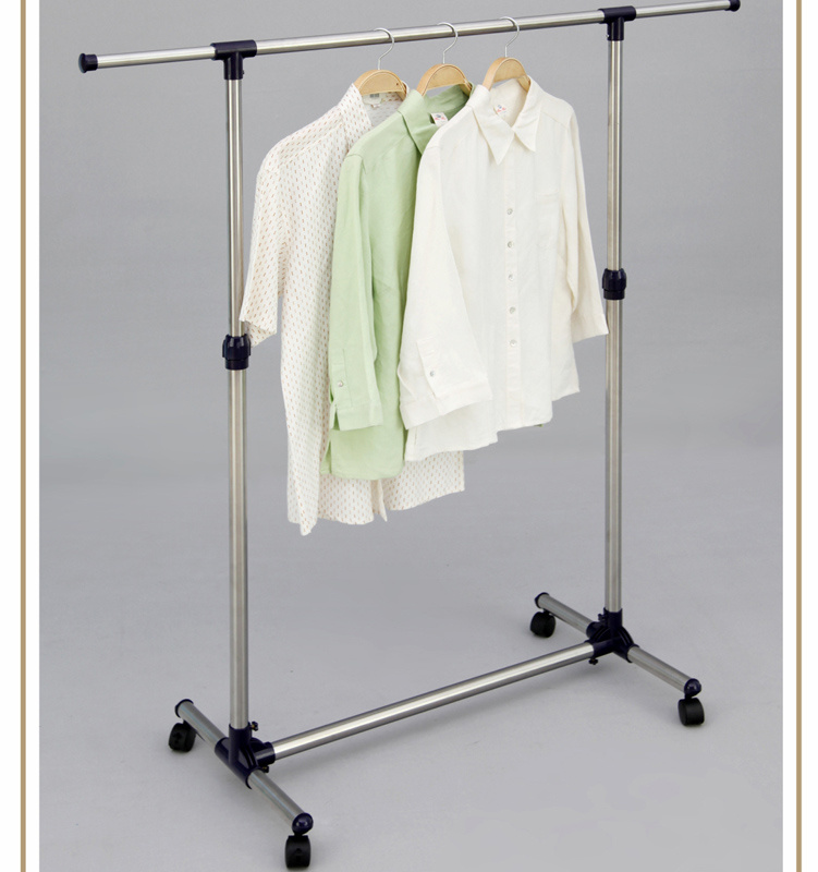 Stainless Steel Single Rod Telescopic Clothes Hanger