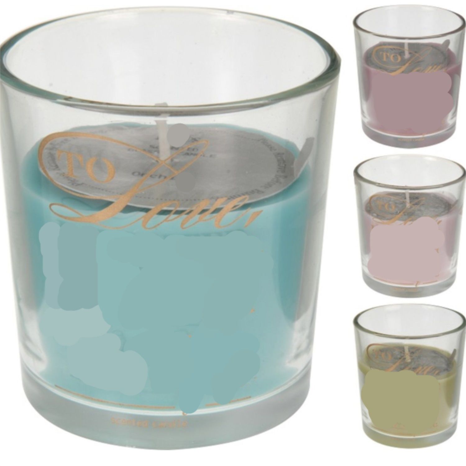 Glass Jar Candle of Elegant Design