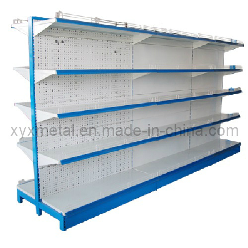 Low Price-Mesh Back Supermarket Gondola Shelving